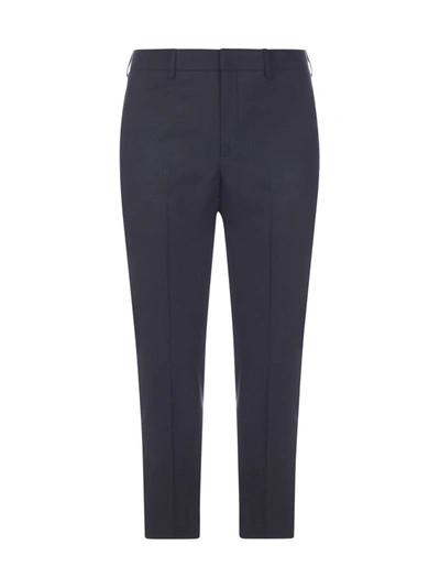 Neil Barrett Tailored Cropped Trousers In Navy