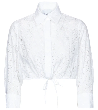 Alaïa Edition 2009 Broderie Anglaise Shirt In White