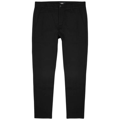 Paige Stafford Black Slim-leg Jersey Trousers In Schwarz