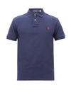Polo Ralph Lauren Logo-embroidered Cotton-piqué Polo Shirt In Navy