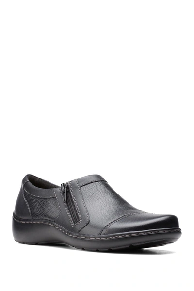 Clarks Cora Giny Sneaker In Black