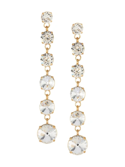 Roxanne Assoulin Gold-tone Crystal Earrings