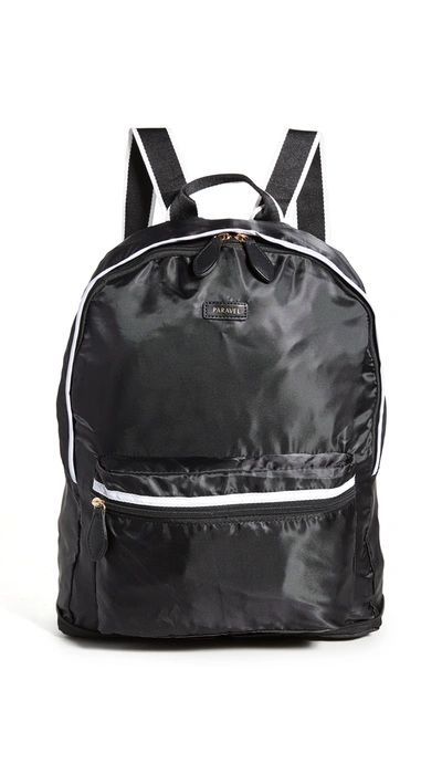 Paravel Fold Up Backpack In Domino Black