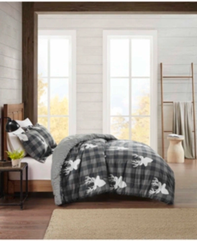 Premier Comfort Deer Flannel Comforter Set, Full/queen