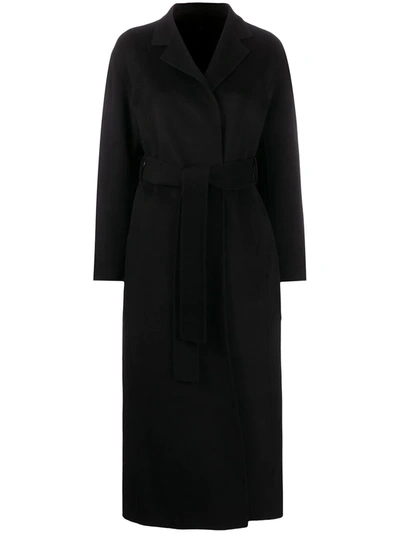 Filippa K Alexa Belted Coat In Black