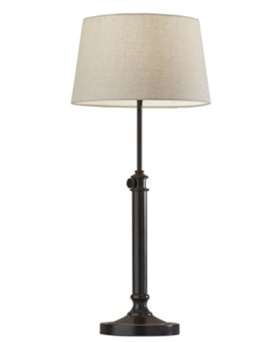 Adesso Mitchell 2 Piece Table Lamp Bonus Pack In Black