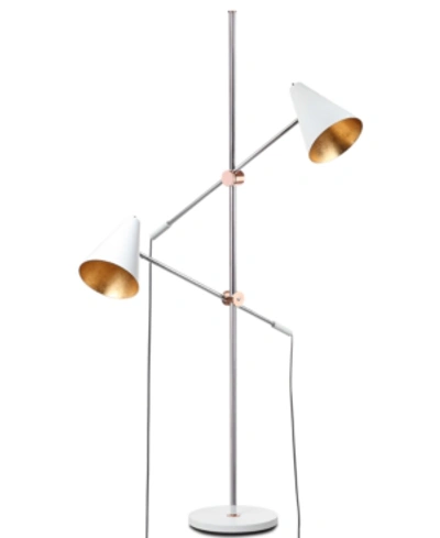 Safavieh Reed Floor Lamp In White