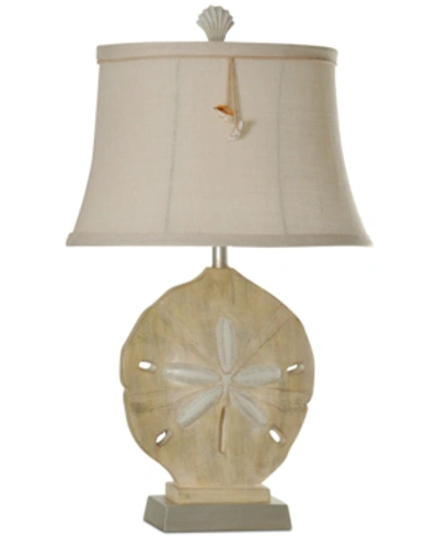 Stylecraft Sand Dollar Large Table Lamp In Light Beige