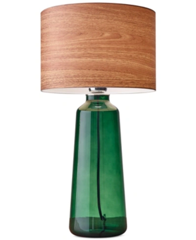 Adesso Jade Tall Table Lamp In Sea Glass