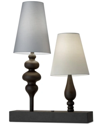 Adesso Jasmine Table Lamp In Antique Brown