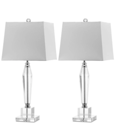 Safavieh Set Of 2 Aiden Table Lamps In Clear