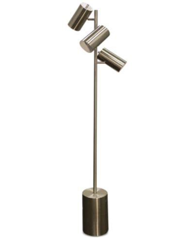 Stylecraft Triple Modern Floor Lamp In Gold