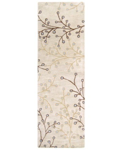 Surya Athena Ath-5008 Taupe 2'6" X 8' Runner Area Rug