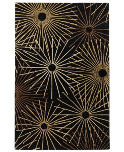 Surya Forum Fm-7090 Black 5' X 8' Area Rug