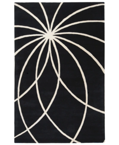 Surya Forum Fm-7072 Black 4' X 6' Area Rug