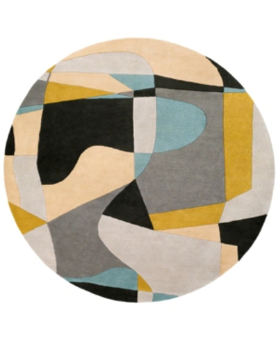Surya Forum Fm-7194 Olive 4' Round Area Rug
