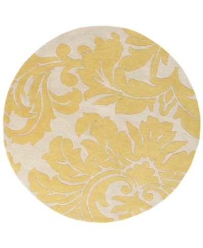 Surya Closeout!  Athena Ath-5075 Wheat 8' Round Area Rug