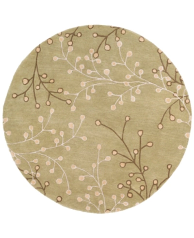 Surya Athena Ath-5113 Taupe 6' Round Area Rug