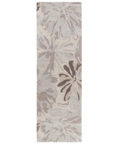 Surya Athena Ath-5135 Taupe 2'6" X 8' Runner Area Rug In Tan/beige