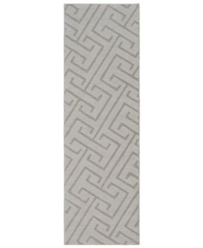 Surya Mystique M-5455 Light Gray 2'6" X 8' Runner Area Rug