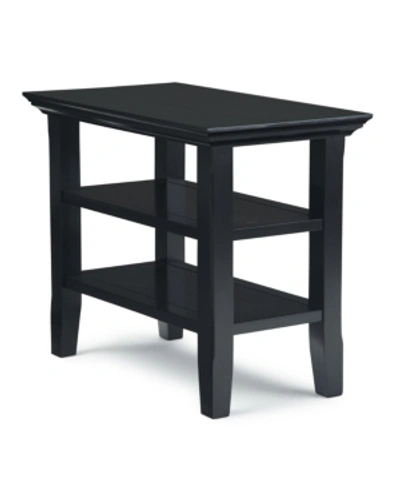 Simpli Home Acadian Side Table In Black