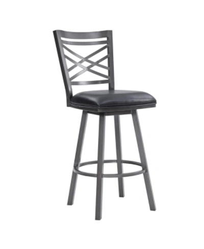 Armen Living Fargo 26" Counter Stool In Black