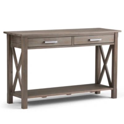 Simpli Home Rockville Console Table In Grey