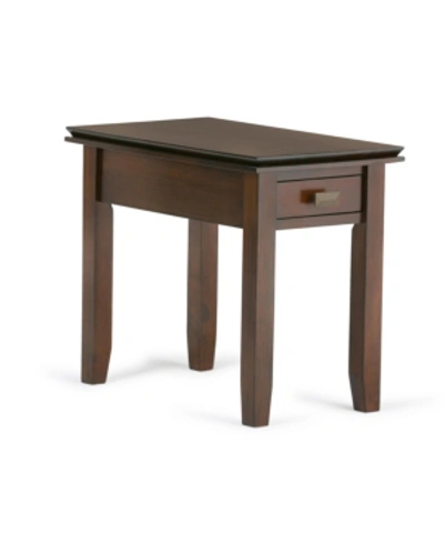 Simpli Home Artisan Side Table In Brown