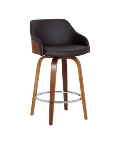 Armen Living Alec 30" Counter Stool In Black