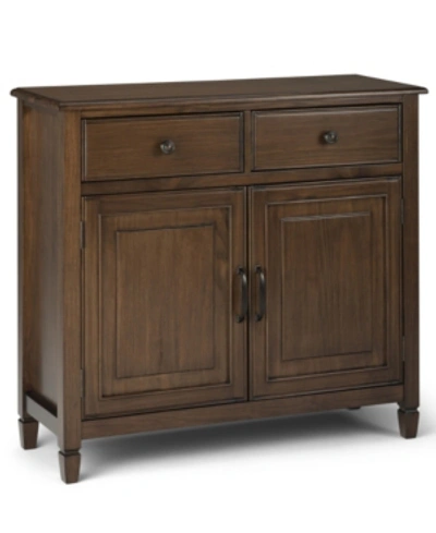 Simpli Home Connaught Storage Cabinet In Brown