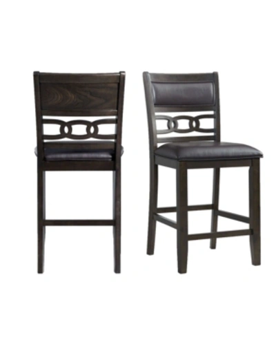 Picket House Furnishings Taylor Counter Height Side Chair Set In Brown