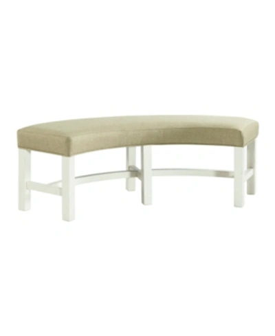 Picket House Furnishings Barrett Round Bench In Natural