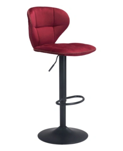 Zuo Modern Salem Bar Chair In Red