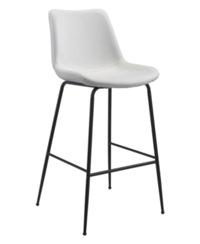Zuo Modern Byron Bar Chair In White