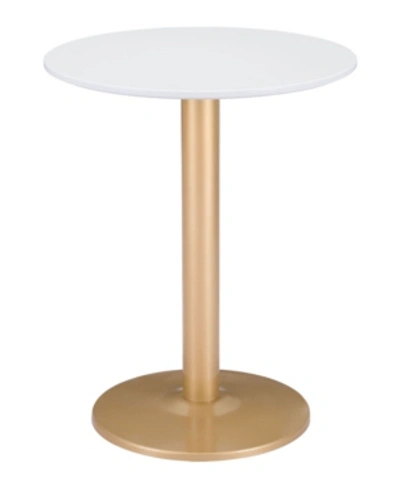 Zuo Alto Bistro Table In Gold-tone