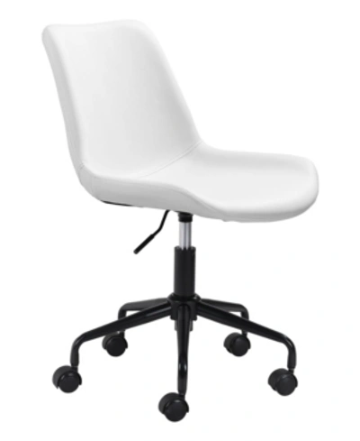 Zuo Modern Byron Office Chair In White