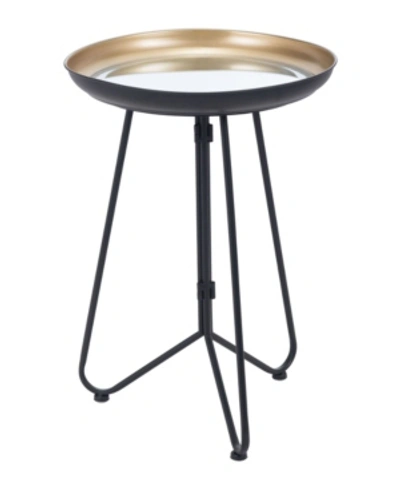 Zuo Foley Accent Table In Gold