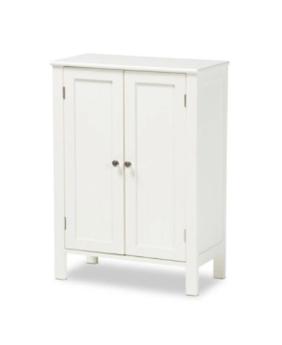 Baxton Studio Thelma 2-door Multipurpose Storage Cabinet In White