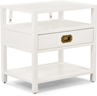 Finch Lockwood Side Table In White