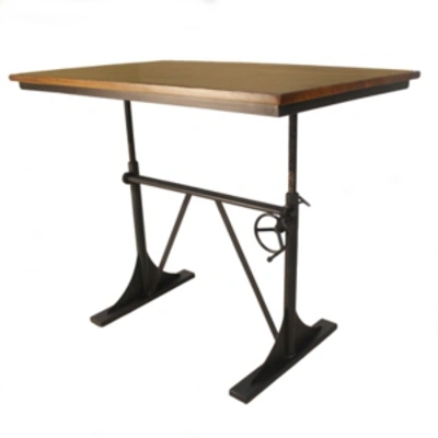 Carolina Classics Houseman Adjustable Table In Brown