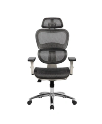 Rta Products Techni Mobili Deluxe Mesh Office Executive Chair In Black
