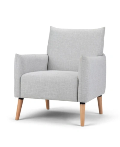 Simpli Home Keenan Accent Chair In Cream