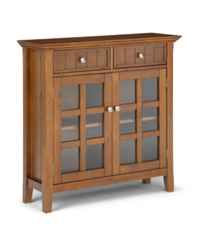 Simpli Home Acadian Storage Cabinet In Light Brown