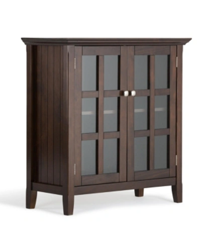 Simpli Home Acadian Storage Cabinet In Brown