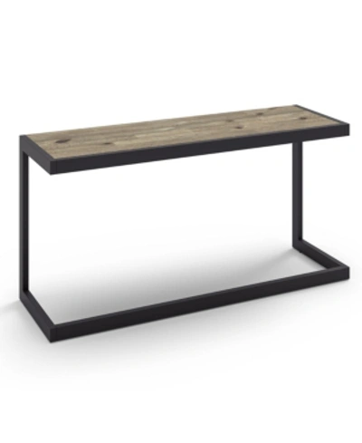 Simpli Home Erina Console Table In Grey