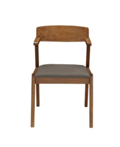 Rta Products Techni Mobili Home Wooden Dining Chair In Chocolate