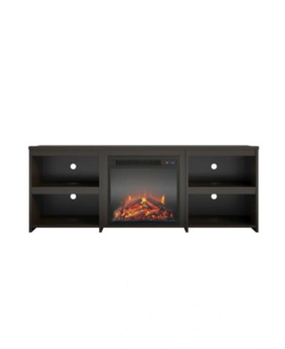 A Design Studio Torrey Fireplace Tv Stand For Tvs Up To 65" In Brown