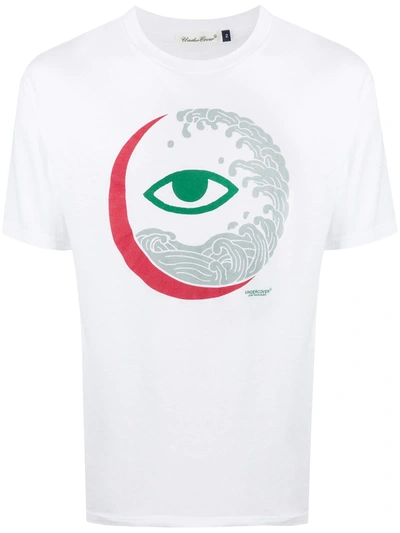 Undercover Jun Takahashi Eye-print T-shirt In White