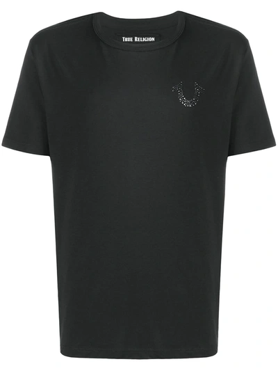 True Religion Stud-embellished T-shirt In Black