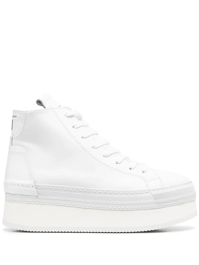 Cinzia Araia Platform High-top Trainers In White